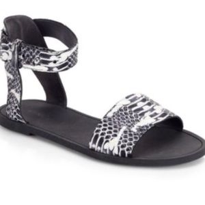 Vince Snakeskin Sandals